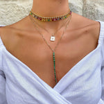 Mini Initial Nameplate Necklace