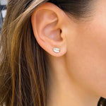 Mini Palm Leaf Studs
