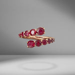 Ruby Twist Ring