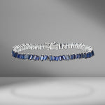 Blue Sapphire Tennis Bracelet