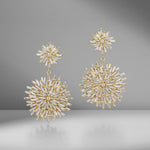 Fireworks Circle Drop Earrings