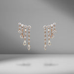 Small Rain Drop Diamond Earrings
