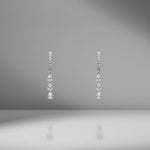 Pear Diamond Drop Huggie