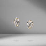 Mini Palm Leaf Studs