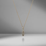 N/S Triple Diamond Enamel Charm