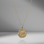 Limited Edition Karkinos Large Diamond Coin Charm Necklace