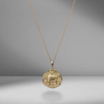 Limited Edition Elefante Large Diamond Coin Charm Necklace