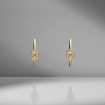 N/S Diamond Hoops