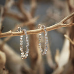 Rose Gold Multi-Shape Diamond Hoops