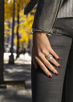Emerald Cut Eternity Band .30