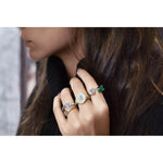 Modern Deco Diamond Baguette Ring