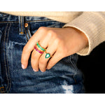 Ruby Fireworks Eternity Band