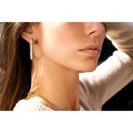 In & Out Diamond Hoops