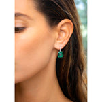 Emerald Drop Earrings