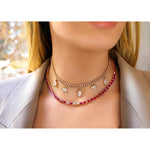 Marquise Drop Pavé Link Choker
