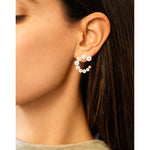 Surrounding Small Circle Earrings