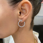 Small Diamond Garland Earrings