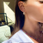 Mini Teardrop Fireworks Earrings