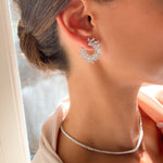 Marquise & Pear Shape Diamond Earrings
