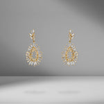 Mini Teardrop Fireworks Earrings