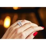 Oval Cut Solitaire Engagement Ring