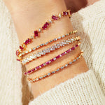 Fireworks Shimmer Diamond Bangle