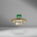 Emerald & Diamond Ring