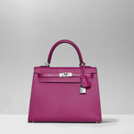 Kelly 25cm in Rose Pourpre by Hermès