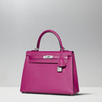 Kelly 25cm in Rose Pourpre by Hermès