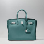 Birkin 35cm in Malachite