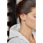 Diamond Cluster Stud Earrings