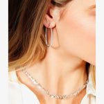 Micro Pavé Diamond Hoops