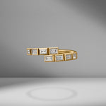 Modern Deco Diamond Baguette Ring