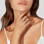 Emerald and Diamond Ring by Jemma Wynne - Jemma Wynne