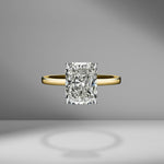 Radiant Cut Solitaire Engagement Ring