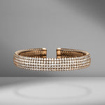 Five-Row Diamond Cuff