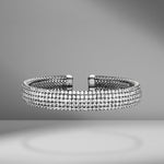 Five-Row Diamond Cuff