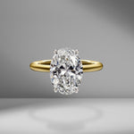 Oval Cut Solitaire Engagement Ring