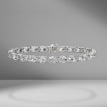 Oval Cut Diamond Tennis Bracelet