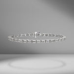 Emerald Cut Diamond Tennis Bracelet
