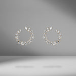 Large Multi-Shape Open Hoop Earrings