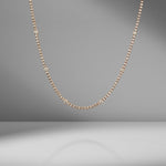 Alternating Diamond Tennis Necklace