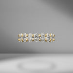 Oval Cut Eternity Band .25
