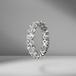 Oval Cut Eternity Band .25