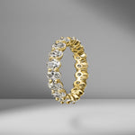 Oval Cut Eternity Band .25