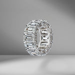 Emerald Cut Eternity Band 2.00