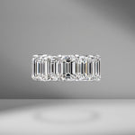 Emerald Cut Eternity Band 2.00
