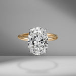 Oval Cut Solitaire Engagement Ring