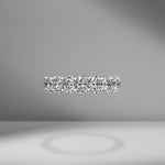 Oval Cut Eternity Band .30