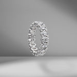 Oval Cut Eternity Band .30